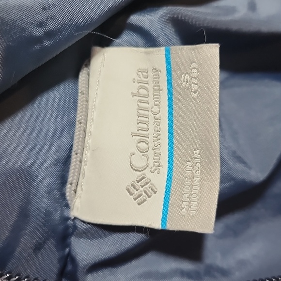 Columbia Pink and Navy Kids Puffer Jacket Size S (7/8) - Picture 3 of 4